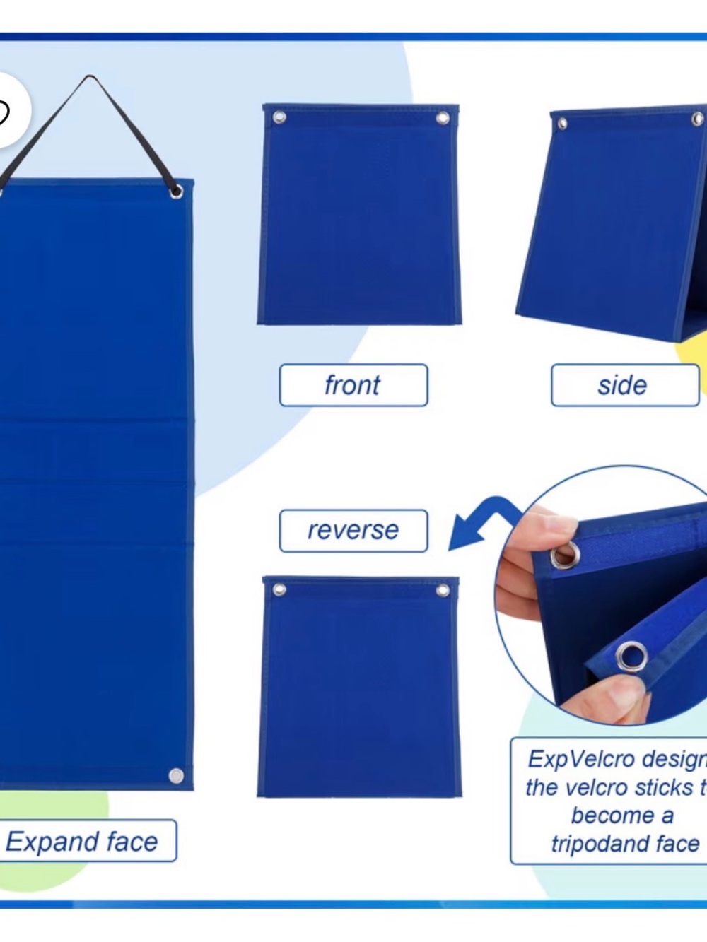 Visual Routine Chart for Kids - Blue Daily Schedule Pocket Chart - Picture 5 of 5